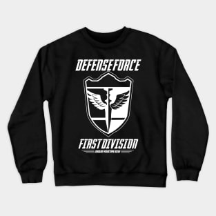 KAIJU No 8: DEFENSE FORCE FIRST DIVISION (WHITE) Crewneck Sweatshirt